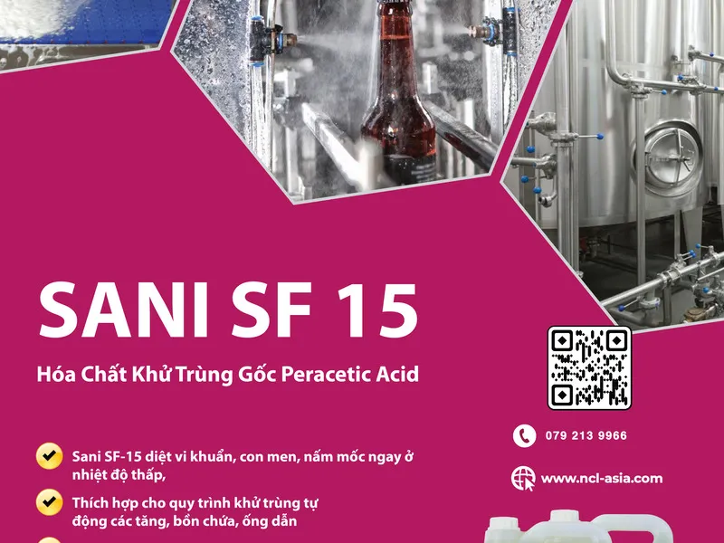 Sani SF-15 Peracetic Acid Disinfectant is reliable! Let us help you solve all your cleaning tasks quickly and effectively.