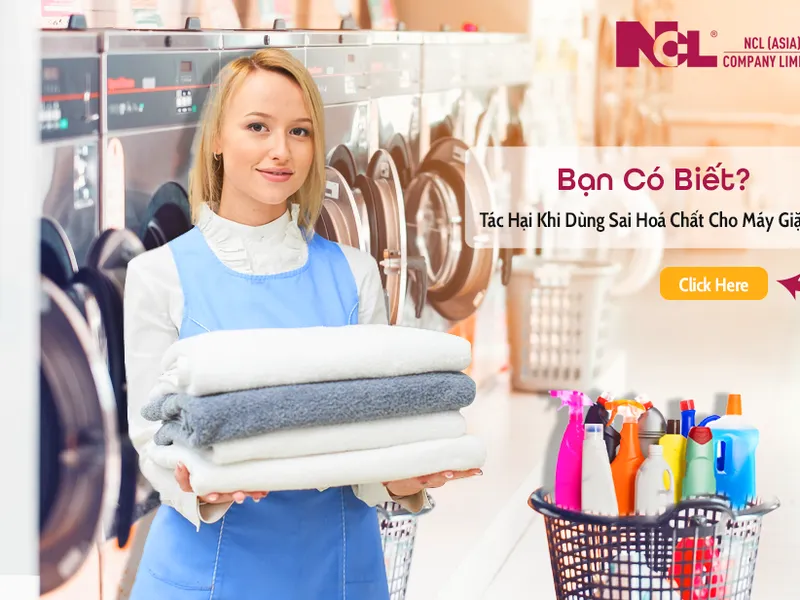 BẠN CÓ BIẾT TÁC HẠI KHI DÙNG SAI HÓA CHẤT CHO MÁY GIẶT?