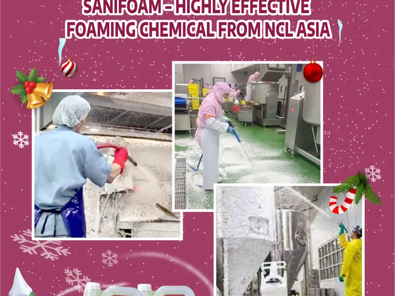 Sanifoam – Highly Effective Foaming Chemical from NCL Asia