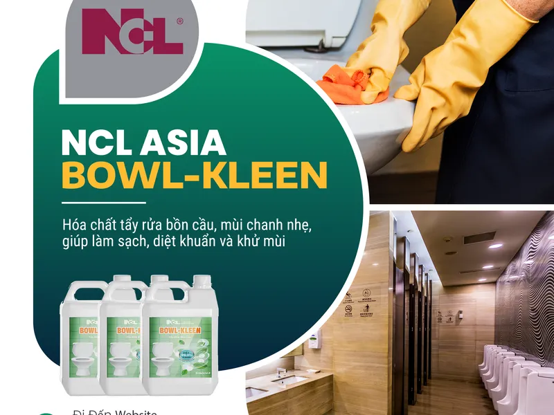 NƯỚC TẨY BỒN CẦU CỦA NCL Á CHÂU - BOWL-KLEEN