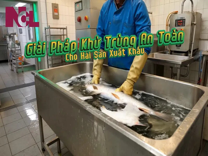SANI SF-15 – Giải Pháp Khử Trùng An Toàn Cho Rửa Rau & Hải Sản
