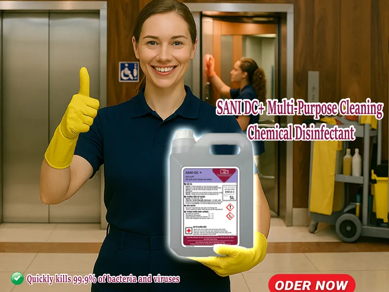 Disinfect thoroughly while keeping yourself safe with multi-purpose antibacterial chemicals