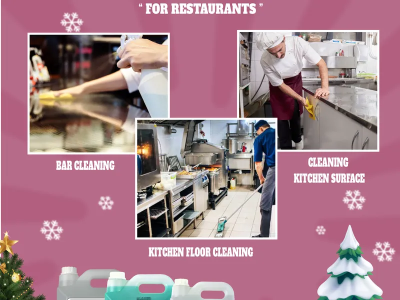 Celebrate Christmas with NCL Asia - The Perfect Cleaning Solution for Restaurants