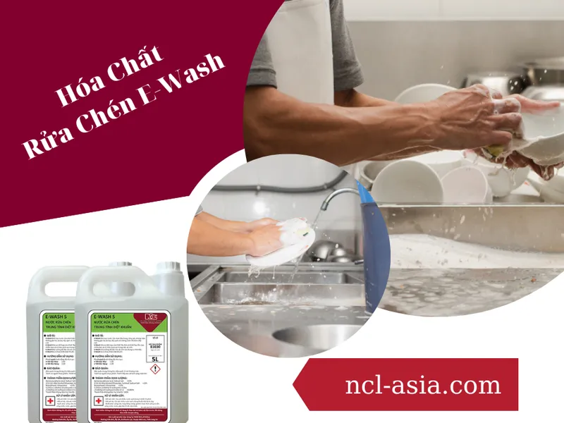 NƯỚC RỬA CHÉN TRUNG TÍNH E-WASH TỐI ƯU HIỆU QUẢ