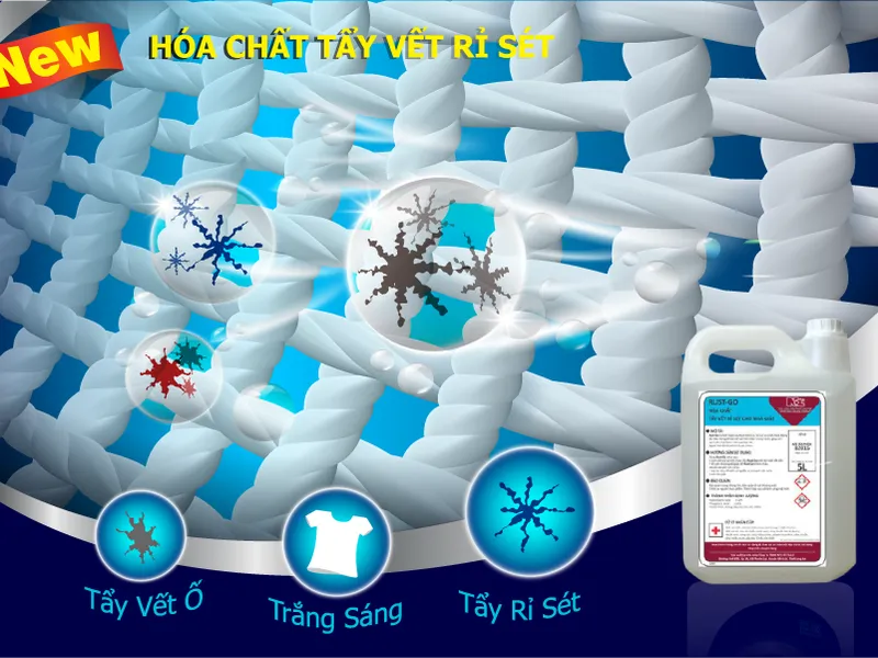 Tẩy Rỉ Sét, Vết Ố Trên Quần Áo Hiệu Quả Nhất Với Rust-Go Của NCL (Á Châu)