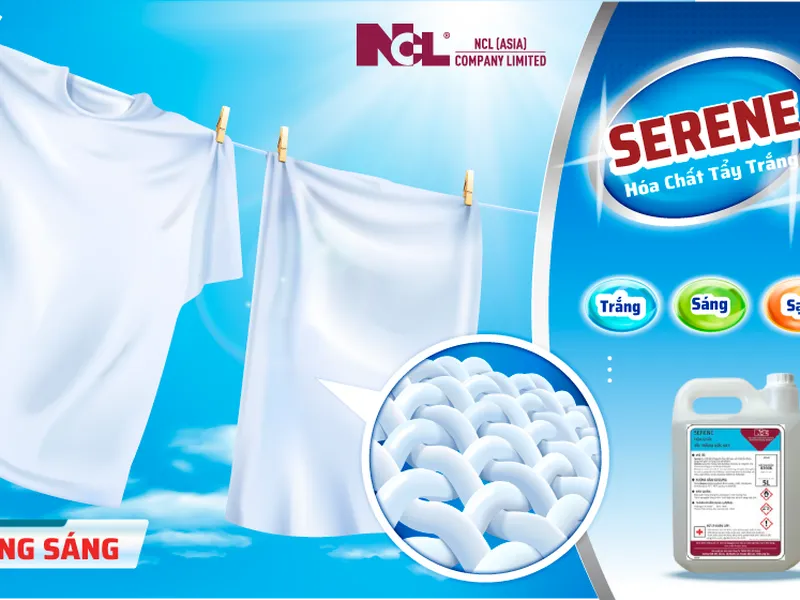 Hóa Chất Tẩy Trắng Quần Áo Hiệu Quả - Serene Của NCL (Á Châu)