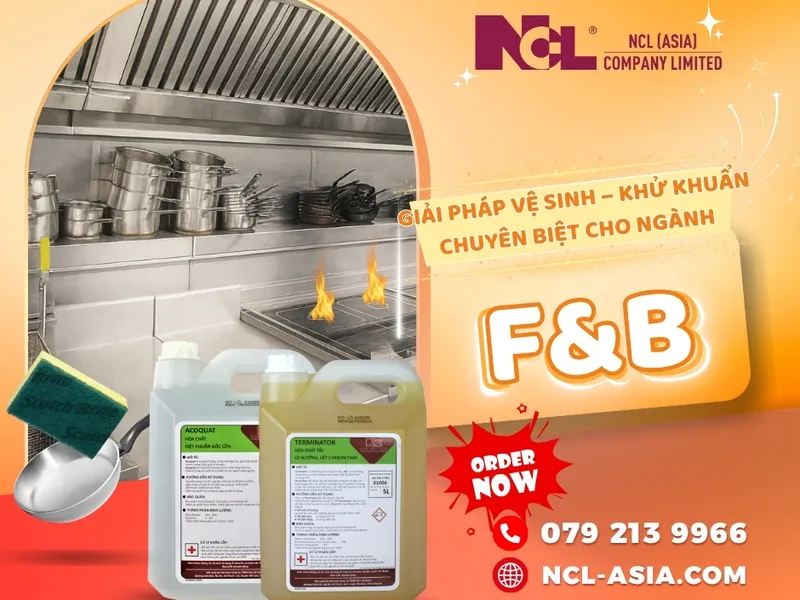 Sau mùa lễ hội – vệ sinh tổng thể, khử trùng thiết bị là giữ uy tín thương hiệu F&B