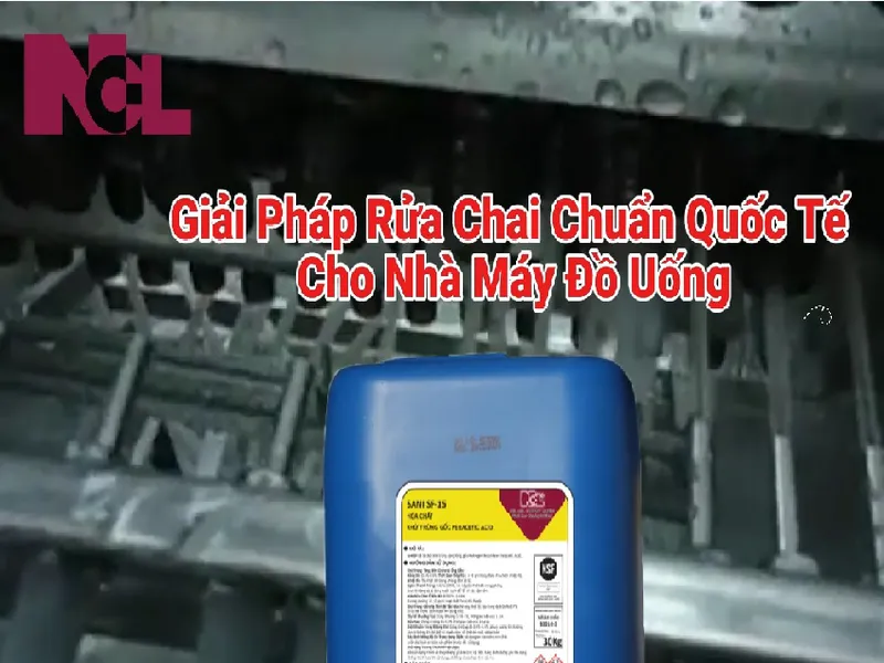 SANI SF-15 – Giải Pháp Vệ Sinh Chuẩn Quốc Tế Cho Máy Rửa Chai