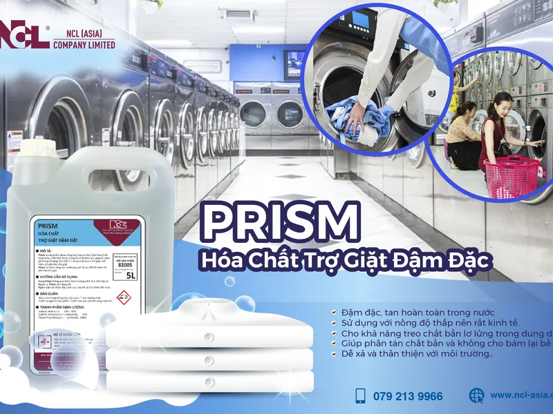 Hóa Chất Trợ Giặt Đậm Đặc PRISM
