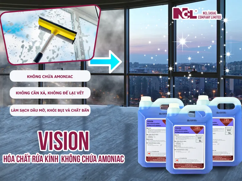 HÓA CHẤT RỬA KIẾNG KHÔNG CHỨA AMONIAC - VISION