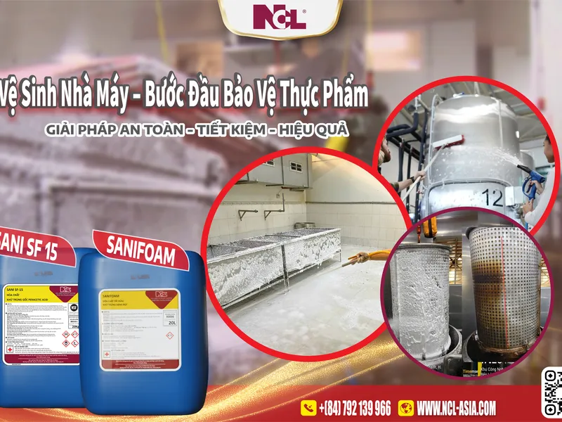 Vệ Sinh Nhà Máy – Bước Đầu Bảo Vệ Thực Phẩm