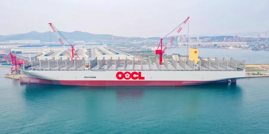 OOCL’s new mega vessel to enhance Asia-Europe network