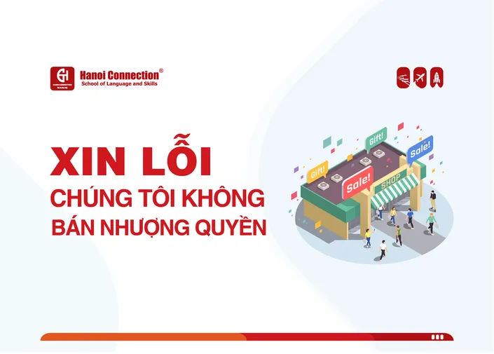 Xin Lỗi Chúng Tôi Không Bán Nhượng Quyền