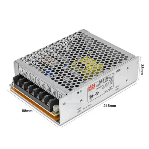 NET-50D Nguồn Mean Well Ba Điện Áp 5V 3A, 24V 1A, 12V 1A, 50W