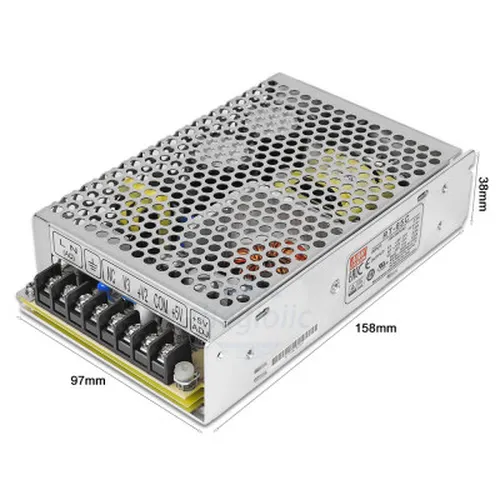 RT-85C Nguồn Xung Meanwell Ba Điện Áp 5V 7A, 15V 3A, -15V 0.5A, 85W