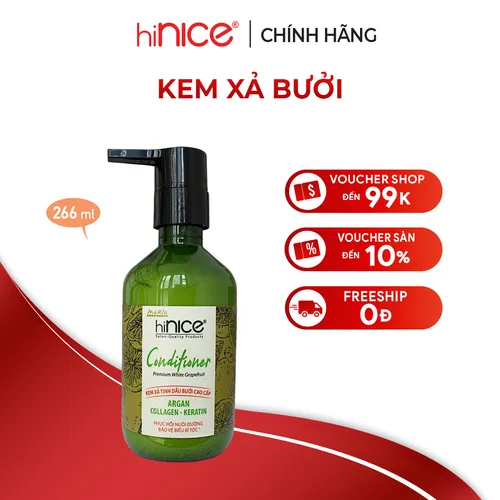 Kem xả tinh dầu Bưởi hiNICE 266ml