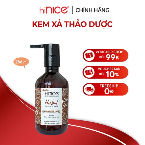 Kem xả tinh dầu Thảo Dược hiNICE 266ml