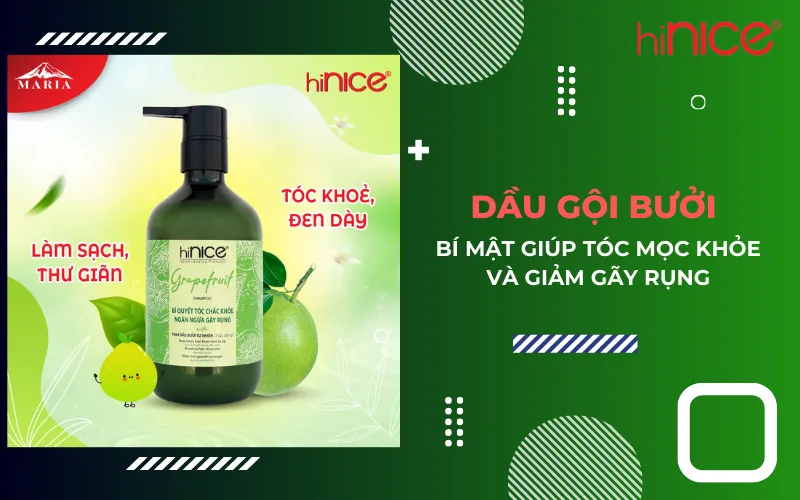 Dầu gội bưởi - Bí mật giúp tóc mọc khỏe và giảm gãy rụng