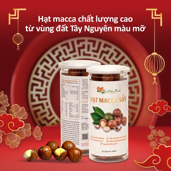 Macca Hộp nhựa 500g