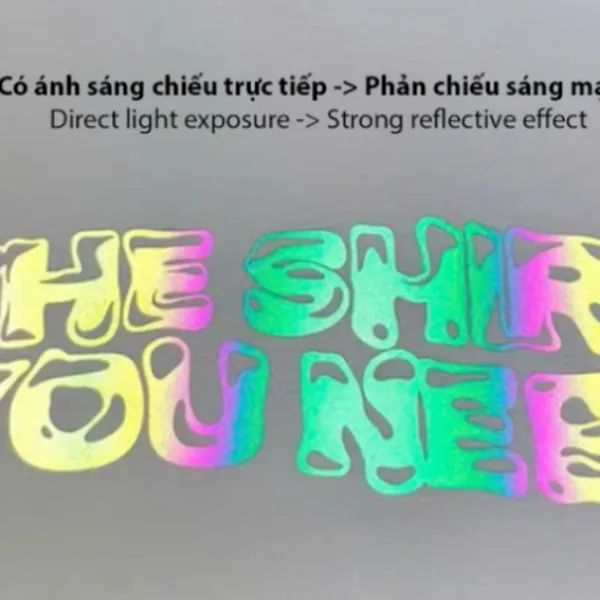 RAINBOW REFLECTIVE DECAL