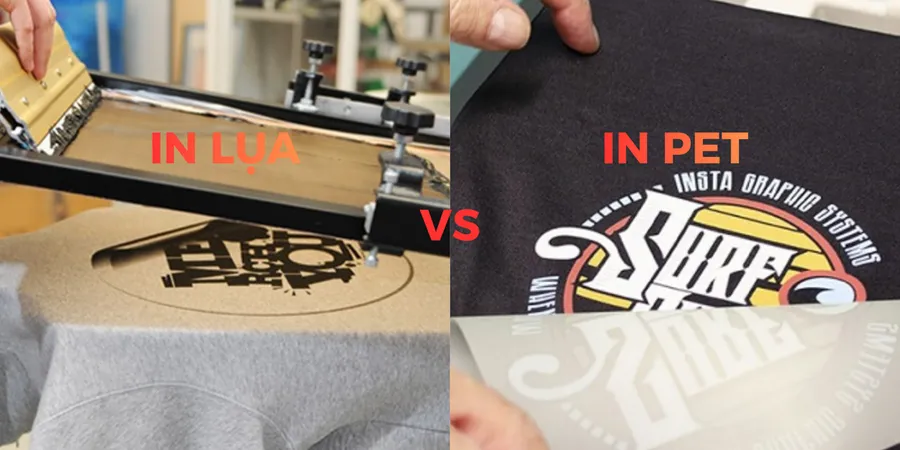 So Sánh In PET Chuyển Nhiệt Và In Lụa: Lựa Chọn Nào Tốt Nhất?