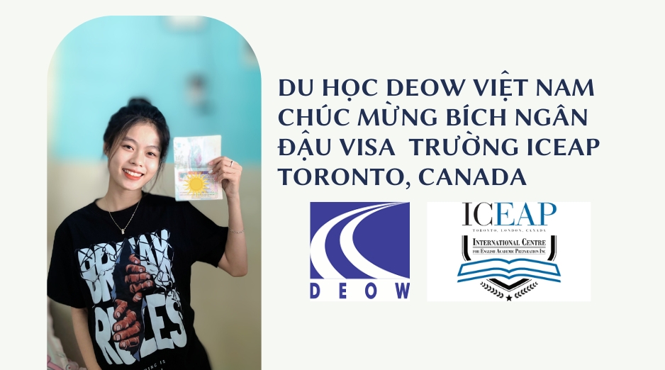 Chúc mừng học sinh Bích Ngân đạt visa Du học Canada kỳ tháng 11/2023
