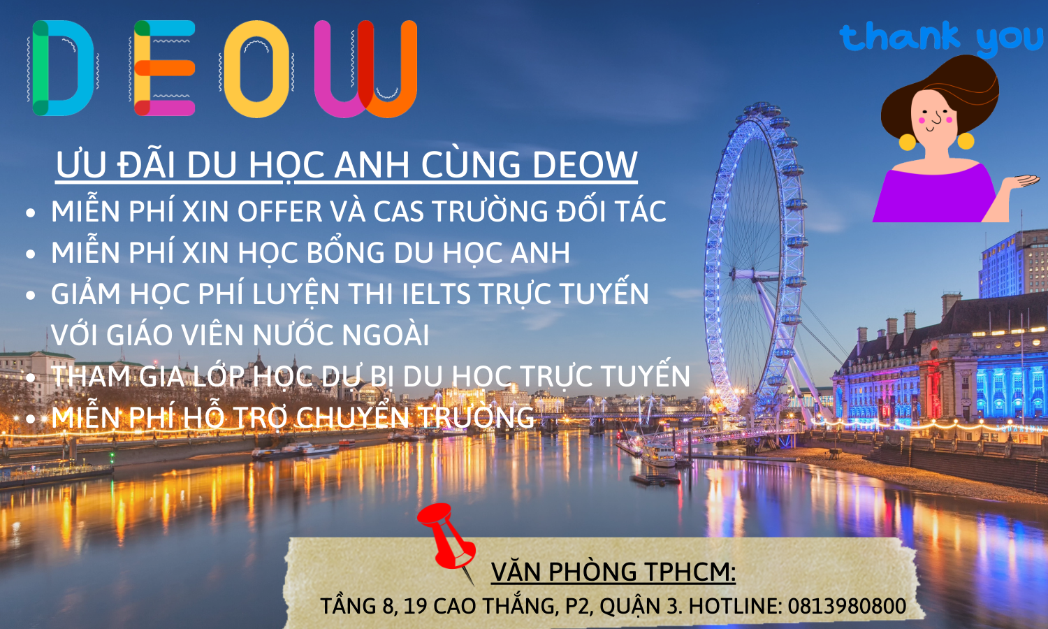 Du học Anh Quốc 2022 cùng DEOW Vietnam