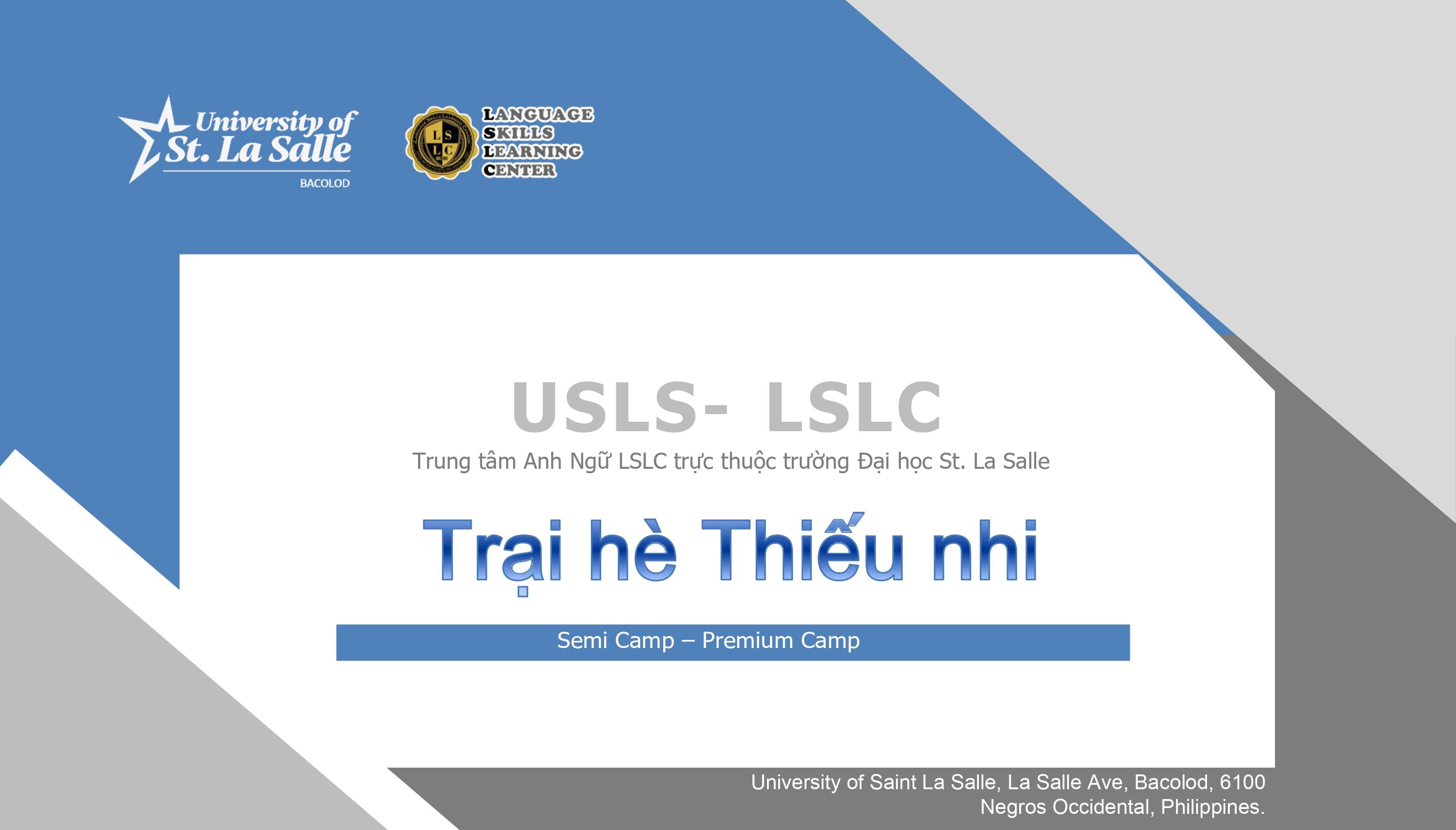 Giới thiệu Trại hè Anh ngữ Philippines 2024 tại LSLC Bacolod