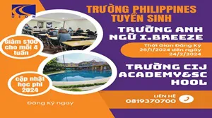 Cập Nhật Ưu Đãi Trường Tại Philippines: Trường Anh Ngữ I.BREEZE và Trường CIJ Academy&School