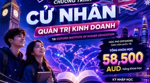 [HOT] Chốt Đơn Du Học Úc: Cử Nhân Quản Trị Kinh Doanh Tại Ozford (OIHE) Mở Kỳ Tháng 8 Và Tháng 12!