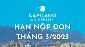 Hạn Nộp Đơn Trường Đại Học Capilano University- Canada Tháng 3 năm 2023