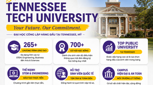 🎓 Tennessee Tech University: Du học Mỹ 2027 & 700+ Học bổng