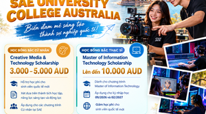 Du Học Úc 2027: Học Bổng SAE University College Lên Đến 10.000 AUD
