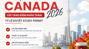 DU HỌC CANADA 2026: TỶ LỆ DUYỆT STUDY PERMIT TĂNG 10 ĐIỂM PHẦN TRĂM – CƠ HỘI NÀO CHO SINH VIÊN QUỐC TẾ?