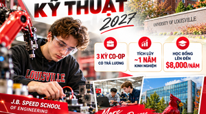 University of Louisville 2027 – Du Học Mỹ Ngành Kỹ Thuật Với Chương Trình Co-op Có Trả Lương