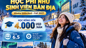 Du Học Mỹ 2027 Tại University of Alaska Fairbanks – Học Phí Như Sinh Viên Bản Địa, Học Bổng Lên Đến 4.000 USD/Năm