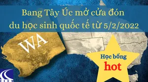 BANG TÂY ÚC MỞ CỬA ĐÓN DU HỌC SINH QUỐC TẾ TỪ NGÀY 5/2/2022