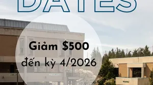 Cao đẳng Edmonds Community College cấp học bổng $500 nhập học đến Kỳ Xuân tháng 4/2026