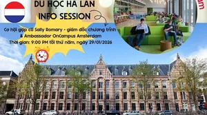 Du Học Hà Lan: Dự Bị Đại Học Tại Oncampus Amsterdam Chuyễn Tiếp Vào Đại Học Hàng Đầu Tại Hà Lan