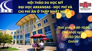 ARKANSAS - ĐẠI HỌC CÔNG LẬP CÓ HỌC PHÍ VÀ CHI PHÍ ĂN Ở THẤP NHẤT HOA KÌ