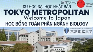 [Đại học Thủ Đô Tokyo] Ngành Sinh Học Biological Sciences Giảng Dạy Bằng Tiếng Anh