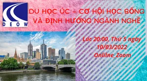 HỘI THẢO DU HỌC ÚC - CƠ HỘI HỌC BỔNG VÀ ĐỊNH HƯỚNG NGÀNH NGHỀ