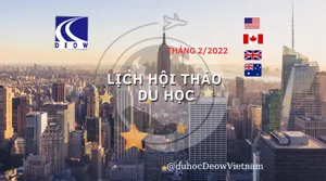 Hội thảo Du học Mỹ, Canada, Anh, Úc 2022