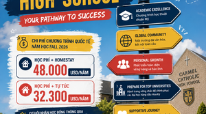 Carmel Catholic High School – Chương trình tuyển sinh quốc tế dành cho học sinh Việt Nam 2026!!!