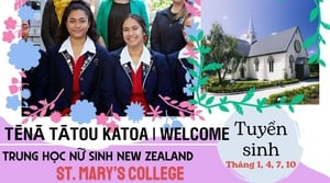 Du Học New Zealand: Trung học nữ sinh Công Giáo St. Mary’s College  cấp học bổng cho Học sinh Việt Nam