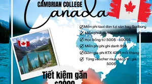 Tiết kiệm gần $2,000 khi Du học Cao đẳng Canada Cambrian College năm 2024