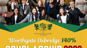 Học bổng 140% Worthgate School (100% học phí và 40% Ăn ở)