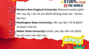 LỊCH HỘI THẢO TƯ VẤN DU HỌC CÁC NƯỚC NĂM 2026