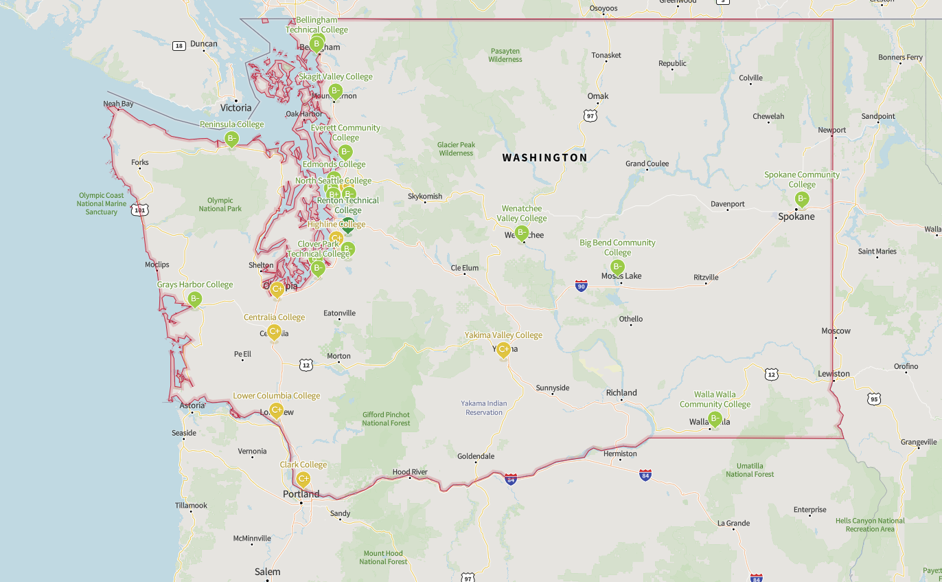 Cao Đẳng Mỹ - Top 20 Trường Cao đẳng cộng đồng Tốt Nhất