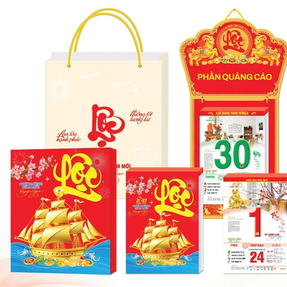 Lịch Bloc 20x30 - DVA11 & 12 - PHONG THỦY TÀI LỘC
